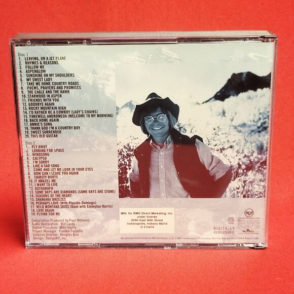 John Denver The Rocky Collection 2 Discs CD 1996 - Picture 2 of 10